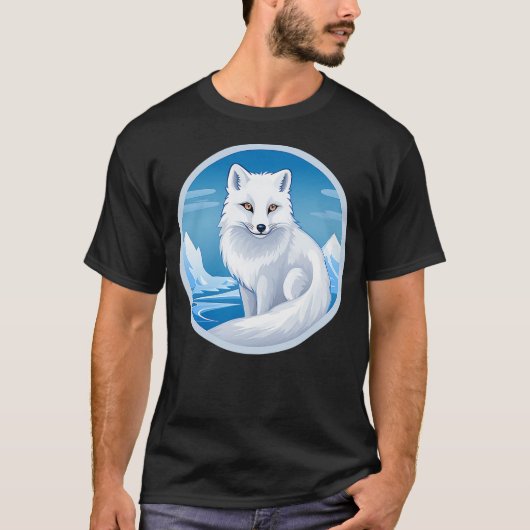 Arctic Fox Artic Animals Cute Artic Fox Lover T-Shirt (Vorderseite)