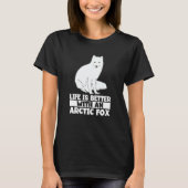 Arctic Fox Artic Animals Cute Artic Fox Pajamas 8 T-Shirt (Vorderseite)