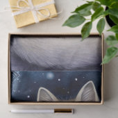 Arctic Fox Boho Mystical Art Seidenpapier (Geschenk)