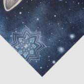 Arctic Fox Boho Mystical Art Seidenpapier (Detail)