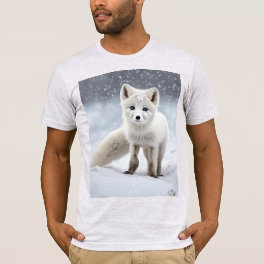 Arctic Fox cub T-Shirt (Vorderseite)