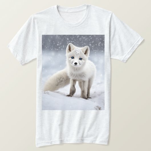 Arctic Fox cub T-Shirt (Design vorne)