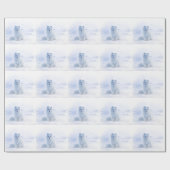 Arctic fox geschenkpapier (Flach)