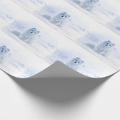 Arctic fox geschenkpapier (Ecke)