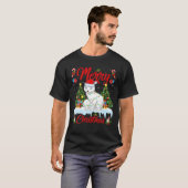 Arctic Fox Lover Xmas Lighting Santa Arctic Fox T-Shirt (Vorne ganz)