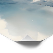 Arctic Fox no 1 Glossy Poster (Ecke)