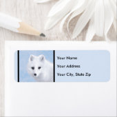 Arctic Fox Painting - Original Wildlife Art (Insitu)