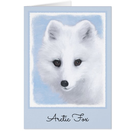 Arctic Fox Painting - Original Wildlife Art (Vorne)