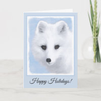 Arctic Fox Painting - Original Wildlife Art
