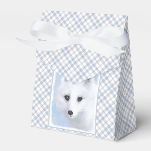 Arctic Fox Painting - Original Wildlife Art Geschenkschachtel (Vorderseite)