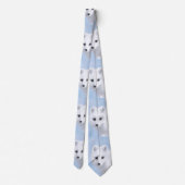 Arctic Fox Painting - Original Wildlife Art Krawatte (Rückseite)