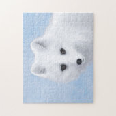 Arctic Fox Painting - Original Wildlife Art Puzzle (Vertikal)