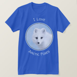 Arctic Fox Painting - Original Wildlife Art T-Shirt
