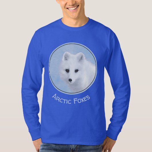 Arctic Fox Painting - Original Wildlife Art T-Shirt (Vorderseite)