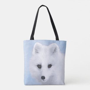 Arctic Fox Painting - Original Wildlife Art Tasche