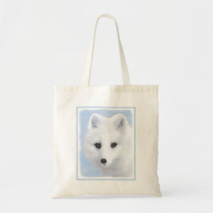 Arctic Fox Painting - Original Wildlife Art Tragetasche