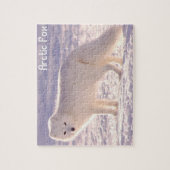 Arctic fox puzzle (Vertikal)