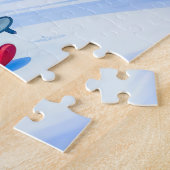 Arctic Fox Skiing Down a Snowy Mountain Puzzle (Seite)