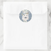 Arctic Fox Snowflake Stickers (Tasche)