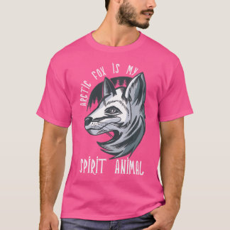 Arctic Fox Spirit Animal Antarktis White Arctic F T-Shirt