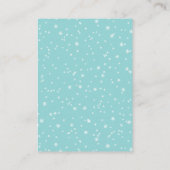 Arctic Fox Winter Wonderland Buchanfrage Begleitkarte (Rückseite)