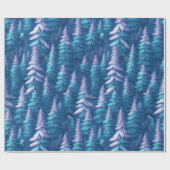 Arctic Fox Wonderland Geschenkpapier (Flach)