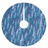 Arctic Fox Wonderland Polyester Weihnachtsbaumdecke (Vorderseite)