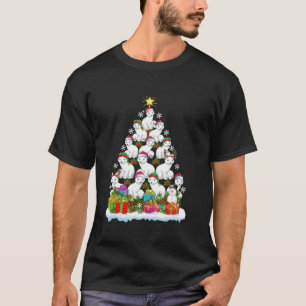 Arctic Fox Xmas Dekoration Santa Arctic Fox Christ T-Shirt