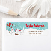 Arctic Foxes Weihnachtswald (Insitu)