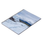 Arctic Glacial Mountain View Spiral Notebook Notizblock (Linke Seite)
