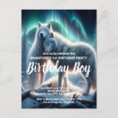 Arctic Guardians Birthday Invite Postkarte (Vorderseite)