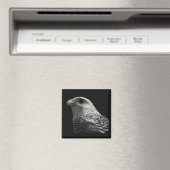 Arctic Gyrfalcon Magnet (In Situ (Geschirrspüler))