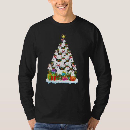 Arctic Hare Christmas Tree Lighting Santa Arctic H T-Shirt (Vorderseite)