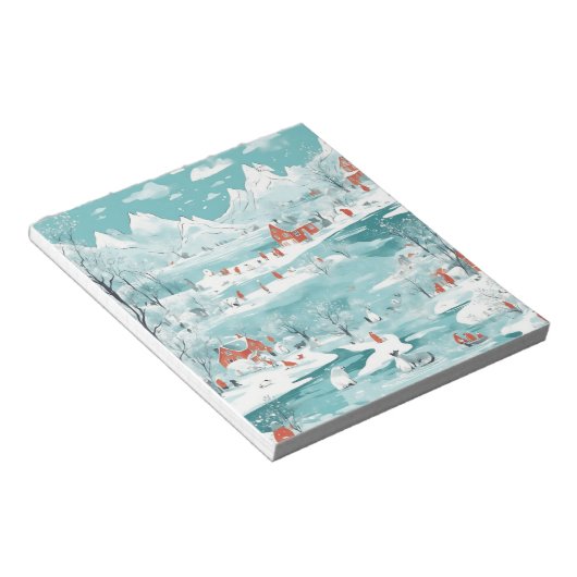 Arctic Haven Notepad Notizblock (angewinkelt)