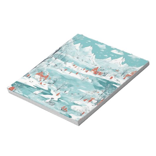 Arctic Haven Notepad Notizblock (Rotiert)