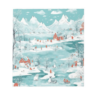 Arctic Haven Notepad Notizblock