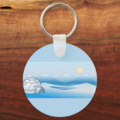 Arctic Iglu Blue Schlüsselanhänger (Vorderseite)
