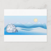 Arctic Iglu Postcard Postkarte (Vorderseite)