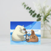 Arctic Jug Band Postkarte (Stehend Vorderseite)