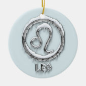 Arctic Leo Keramik Ornament (Vorne)