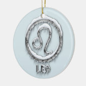 Arctic Leo Keramik Ornament (Links)