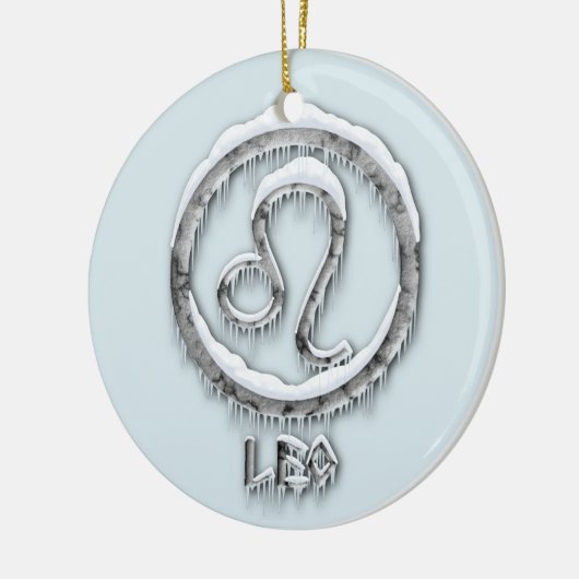 Arctic Leo Keramik Ornament (Links)