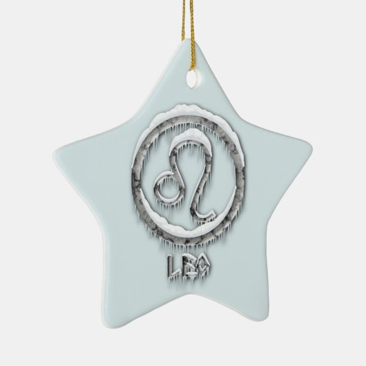 Arctic Leo Keramik Ornament (Rechts)