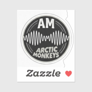 Arctic Monkeys AM Soundwave Textur-Patches Aufkleber