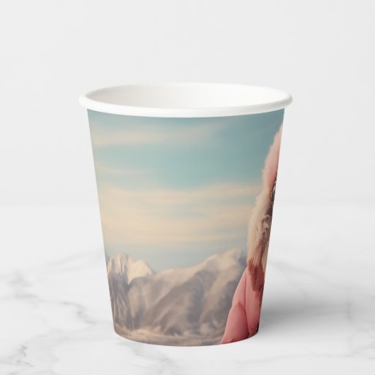 Arctic Poodle Pappbecher (Vorderseite)