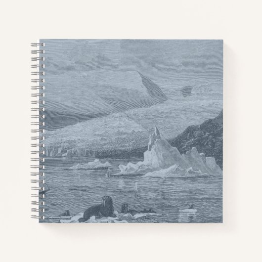Arctic Scene-Notebook Notizblock (Vorderseite)