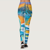Arctic Sunset Polar Majestät Leggings (Rückseite)