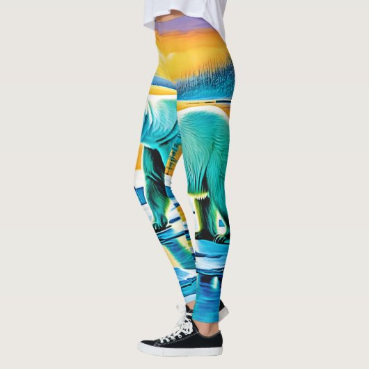 Arctic Sunset Polar Majestät Leggings (Links)