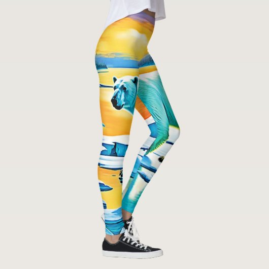 Arctic Sunset Polar Majestät Leggings (Rechts)