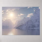 Arctic Sunset Poster (Vorne)